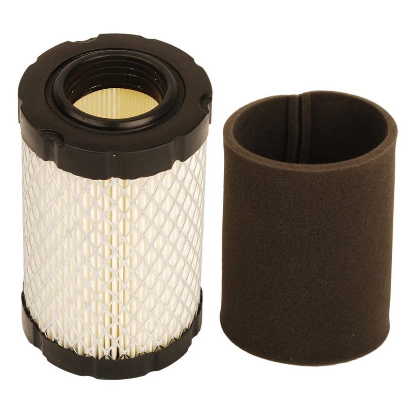 HIFROM Air Filter with Pre Filter Replacement for 796031 594201 591334 Pre Filter 797704 Replacement for John Deere MIU1303 GY21435 MIU13963 Lawn Mower Air Cleaner - Image 1
